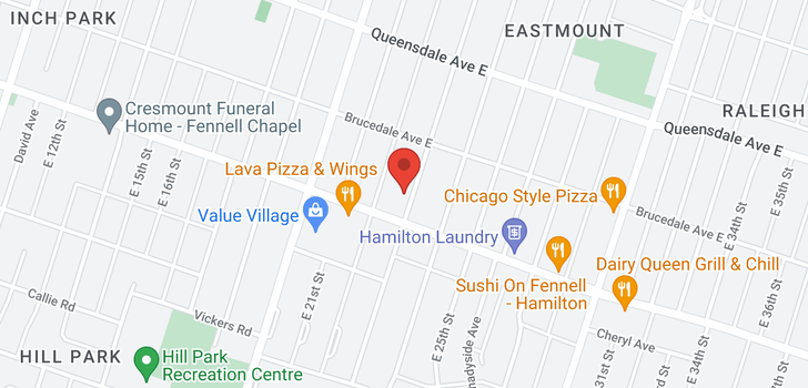 map of 226 EAST 23RD Street